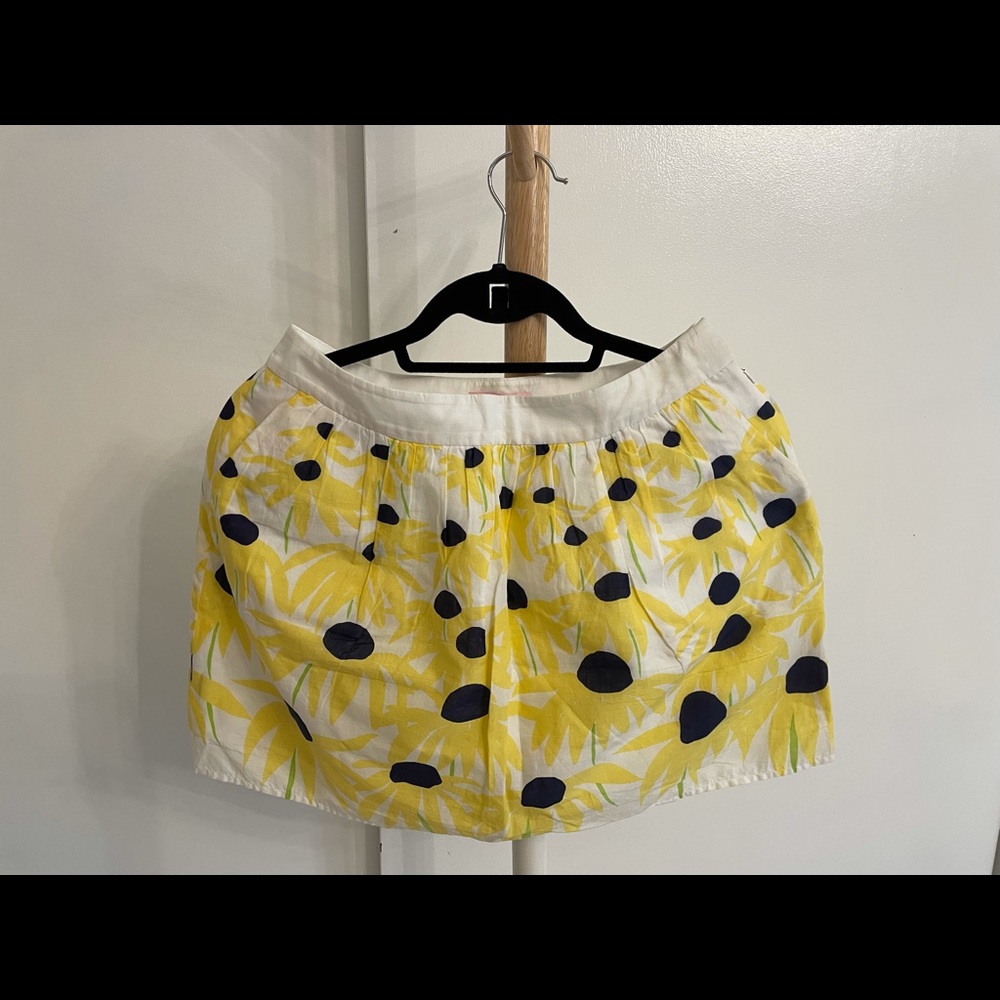 Lilly Pulitzer Yellow & White Daisy Mini Skirt  4